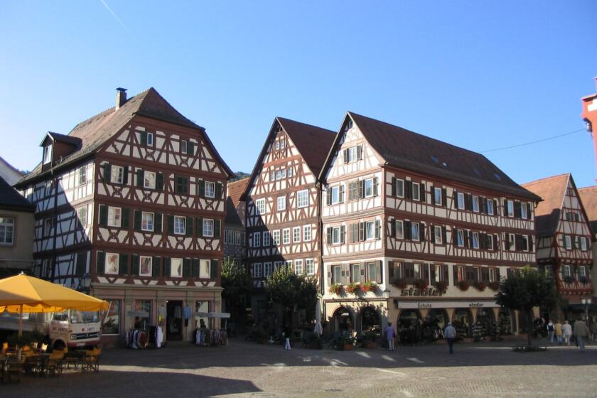Mosbach marktplatz gegenseite