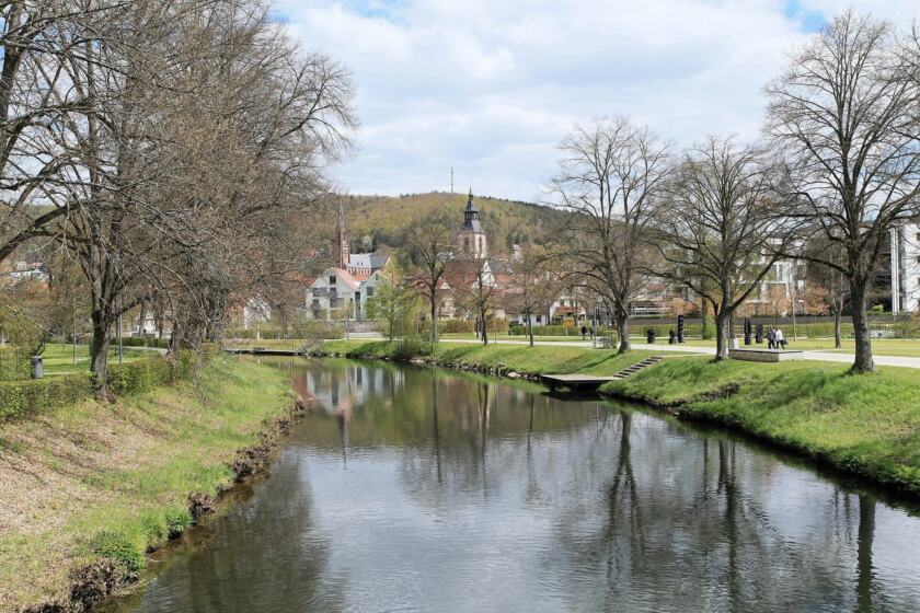 Nagold - Am Schloßberg - Stadtpark Kleb + Nagold + Uferstraße - Krautbühlpark 01 ies